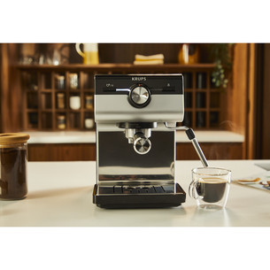 Krups Authentic+ C90, must/roostevaba teras - Espressomasin