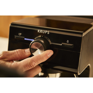 Krups Authentic+ C90, must/roostevaba teras - Espressomasin