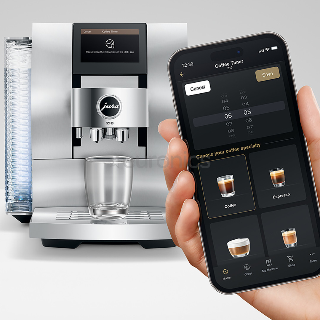 JURA Z10 Aluminium White (EB), valge - Espressomasin