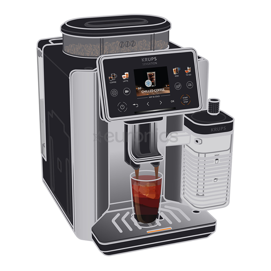 Krups Sensation Elite, hall - Espressomasin