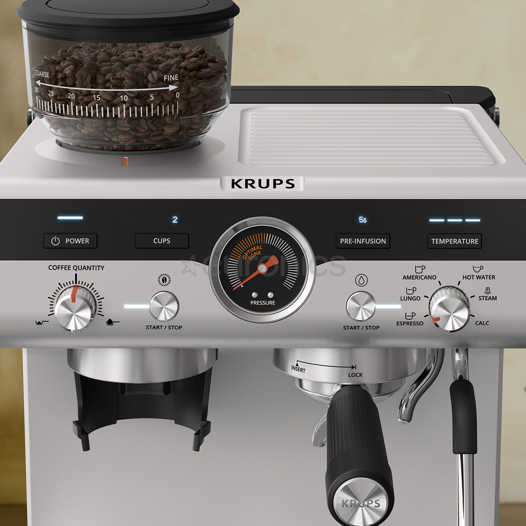 Krups Precision, hall/must - Espressomasin