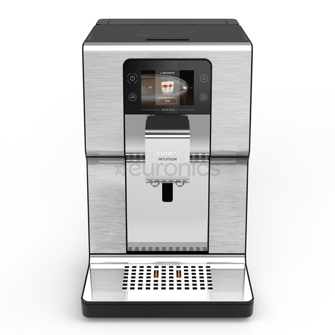Krups Intuition Experience Hot & Cold, hõbedane - Espressomasin