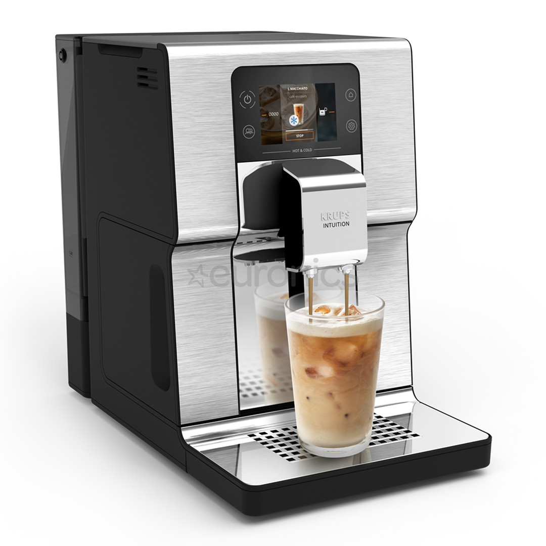Krups Intuition Experience Hot & Cold, hõbedane - Espressomasin