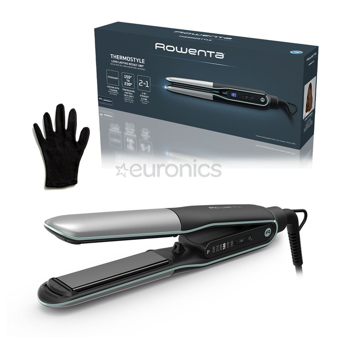 Rowenta Thermostyle 2-ühes, must/hall - Sirgendaja