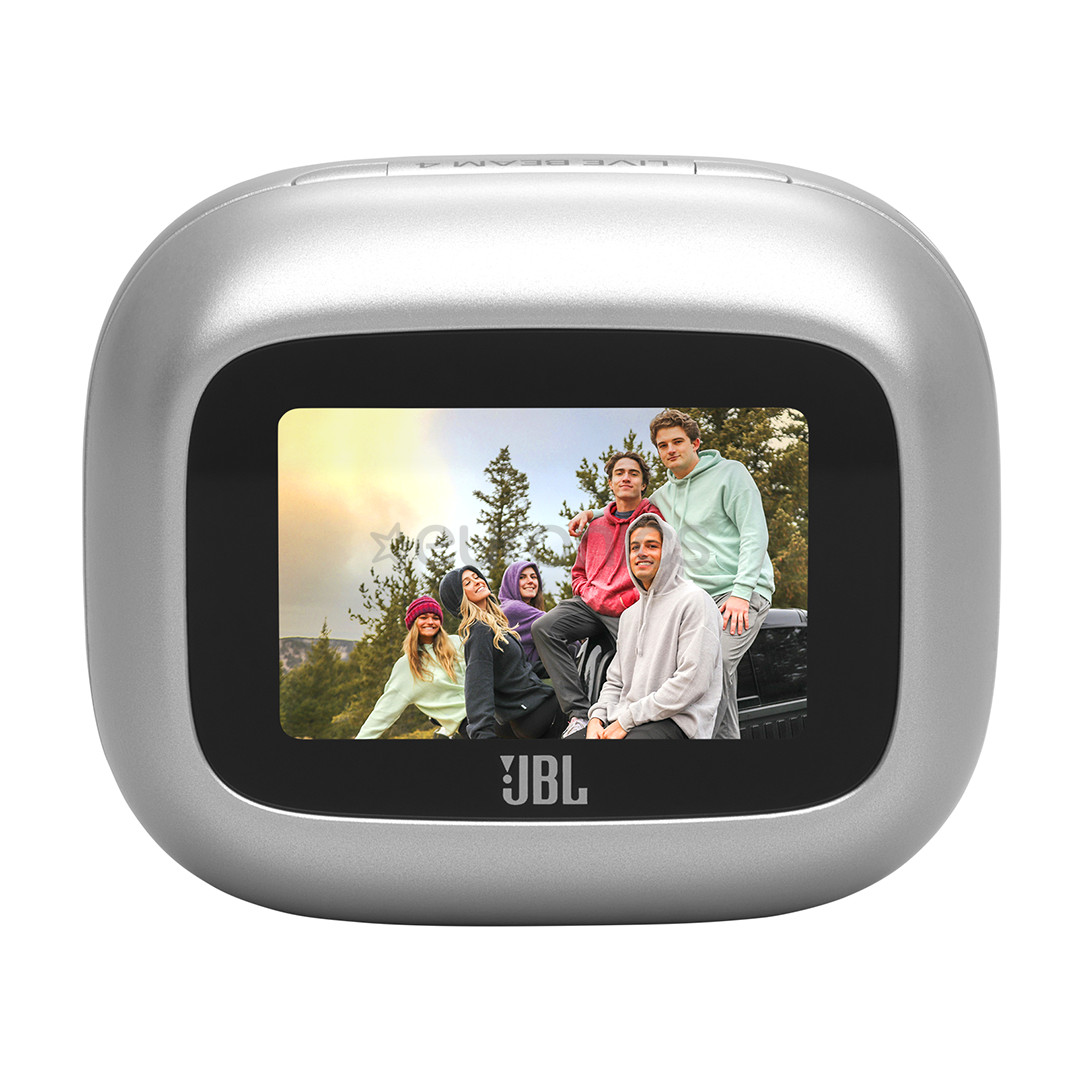 JBL Live Beam 4, серебристый - Беспроводные наушники