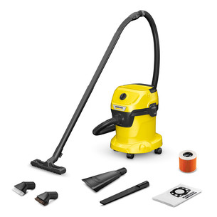 Kärcher WD 3 V-15/4/20 Car, yellow - Wet and dry vacuum cleaner 1.628-121.0