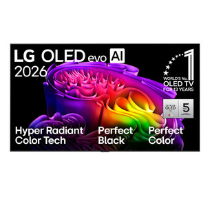 LG OLED evo AI G6, 77'', 4K UHD, OLED, must - Teler OLED77G61LW.AEU