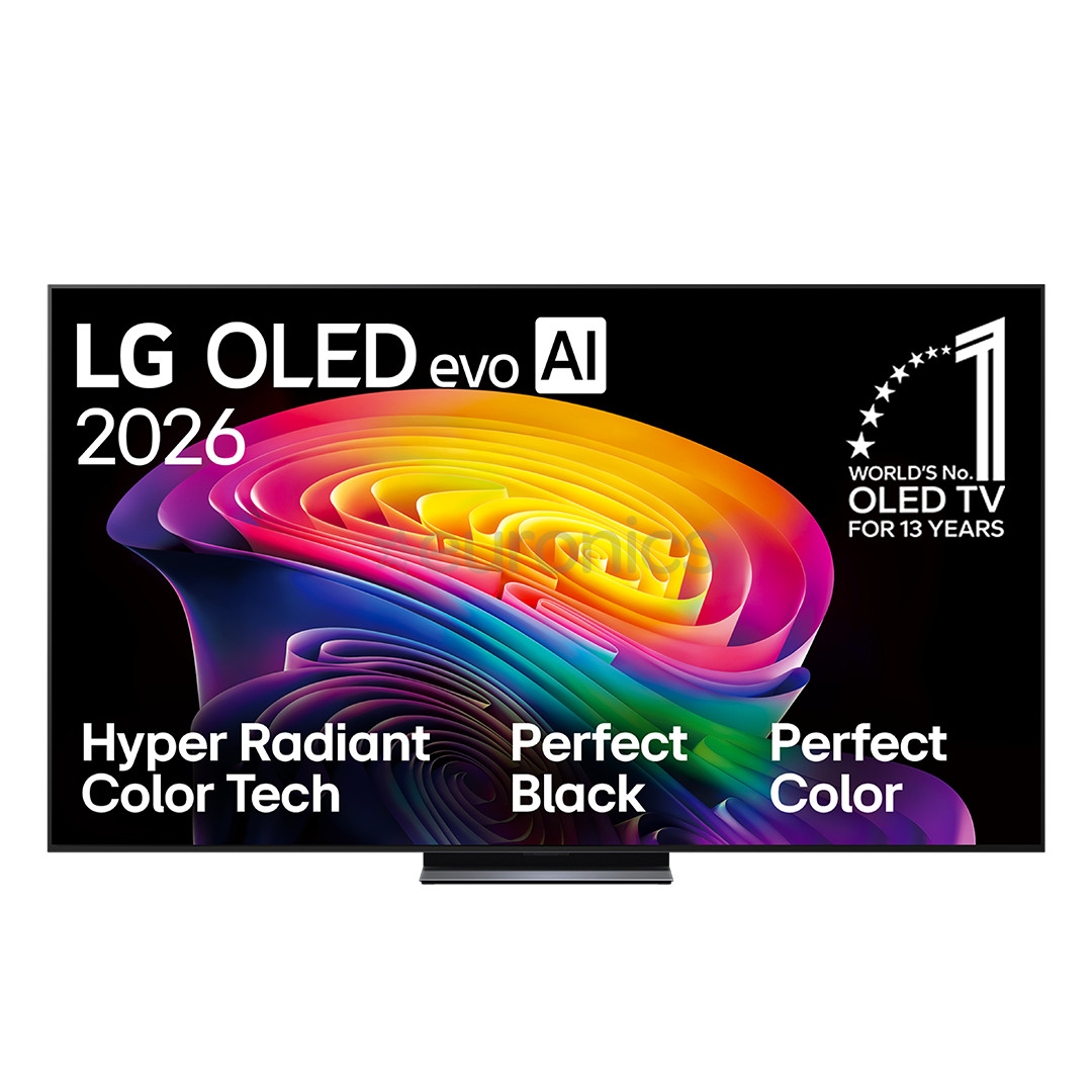 LG OLED evo AI C6, 83'', 4K UHD, OLED, tumehall - Teler