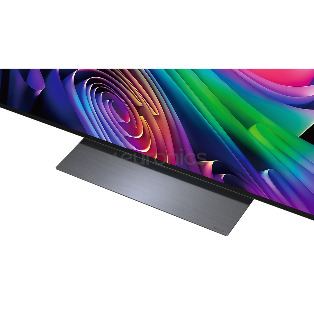 LG OLED evo AI C6, 77'', 4K UHD, OLED, tumehall - Teler