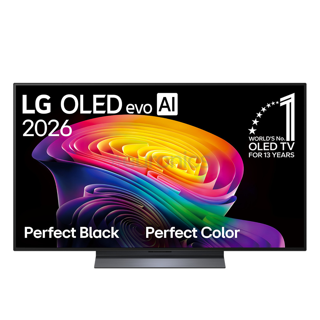 LG OLED evo AI C6, 48'', 4K UHD, OLED, dark gray - TV