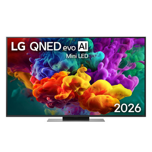 LG QNED87 evo AI, 55'', 4K UHD, QNED Mini LED, must - Teler 55QNED87B3A.AEU