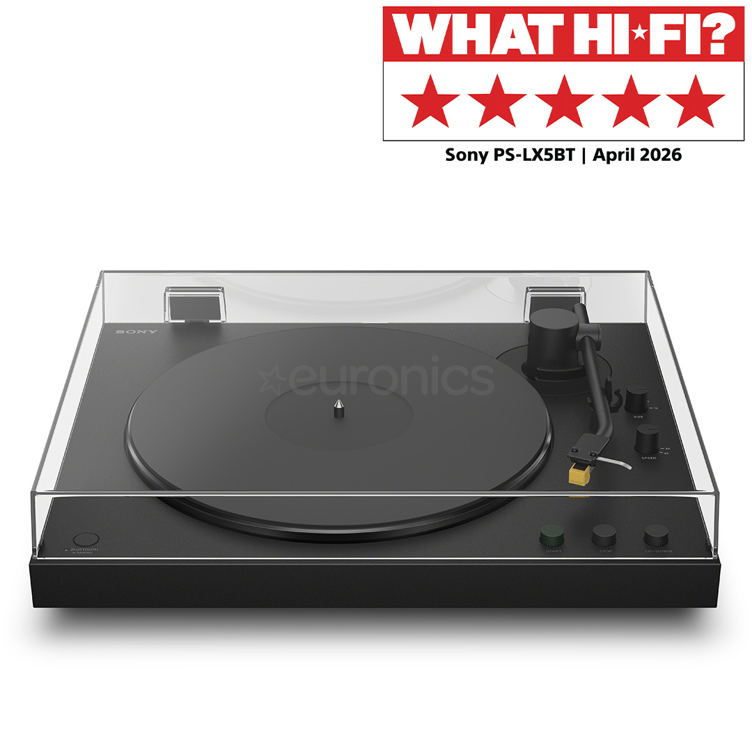 Sony PS-LX5BT, must - Vinüülplaadimängija