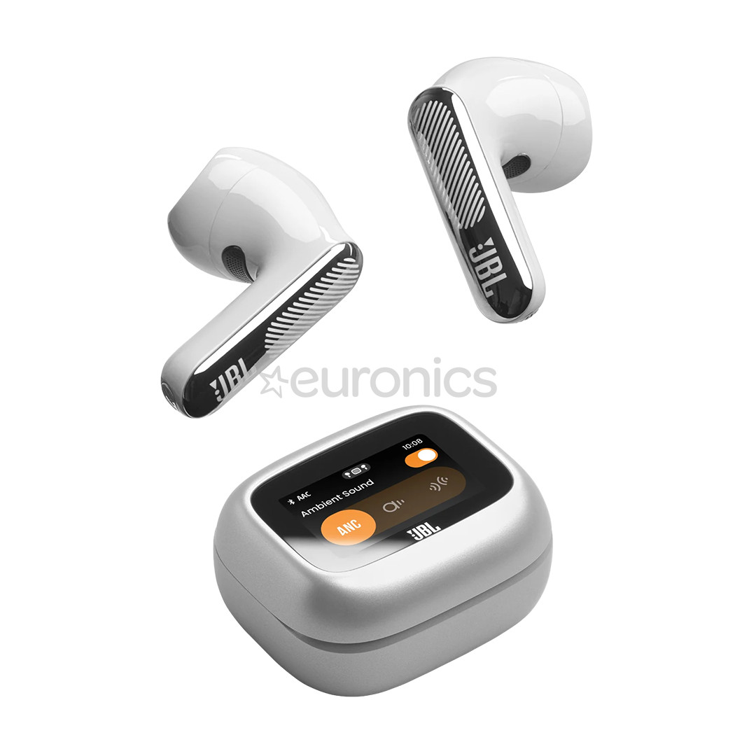 JBL Live Flex 4, серебристый - Беспроводные наушники