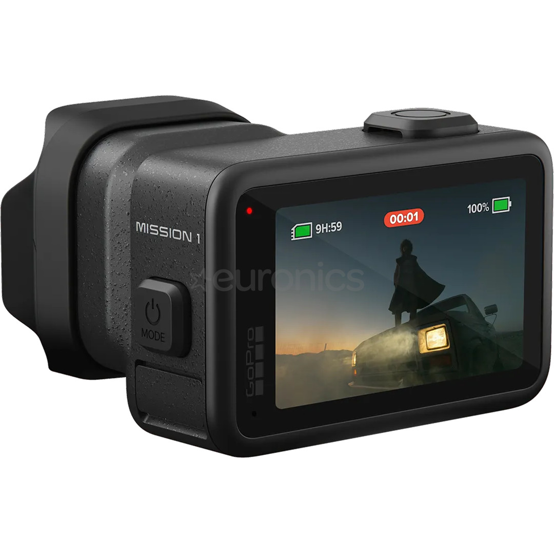 GoPro Mission 1, must - Seikluskaamera