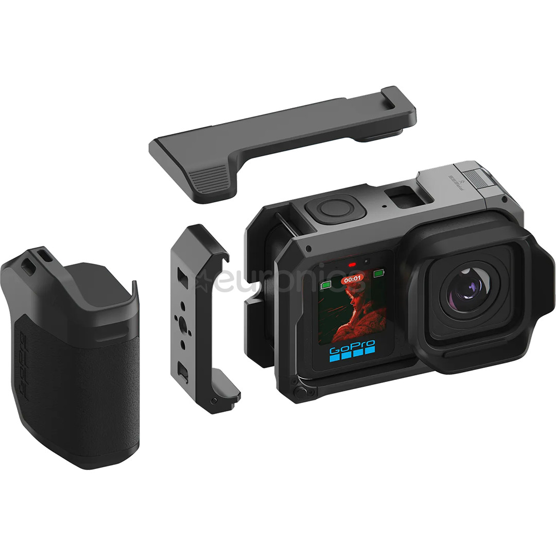 GoPro Mission 1 Pro Grip Edition, must - Seikluskaamera