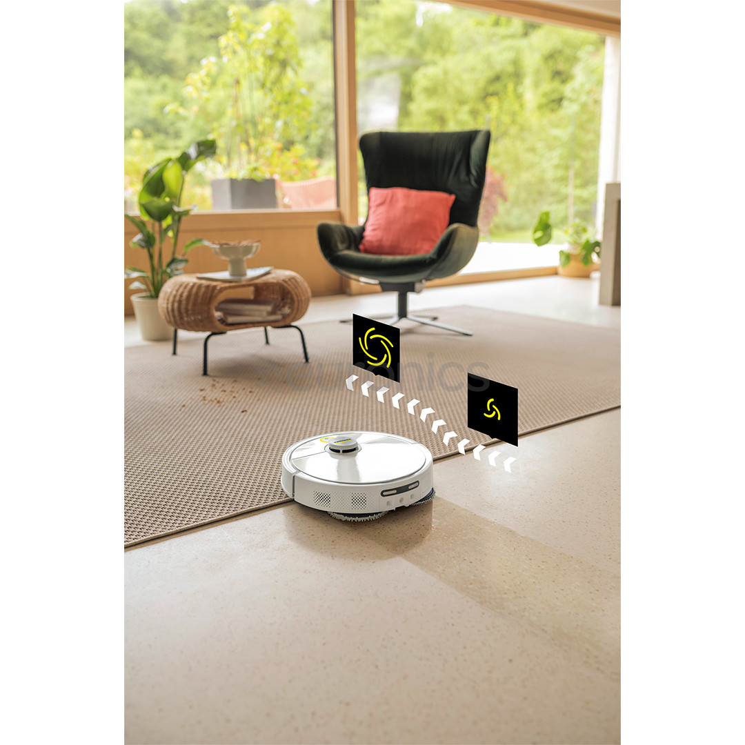 Kärcher RVM 4 Comfort, wet & dry, white - Robot vacuum cleaner