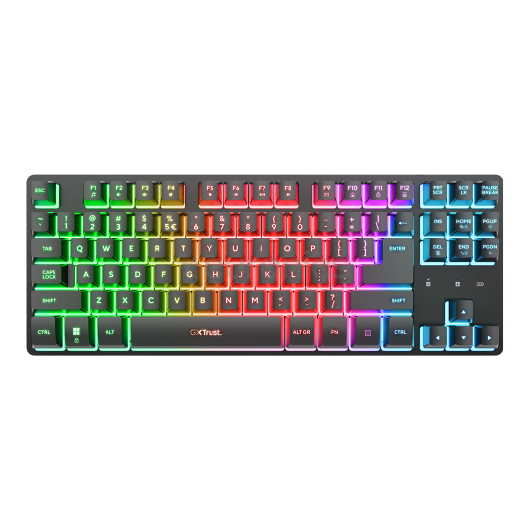 Trust GXT 831 Thado Wireless, TKL, US, черный - Беспроводная клавиатура 26169