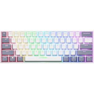 Trust GXT873 Acira 60% Mini, US, white - Wireless keyboard