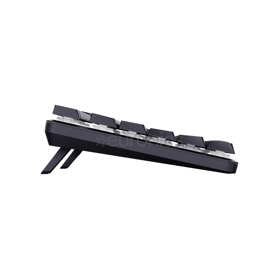 Trust GXT 868 Torix, US, black - Wireless keyboard