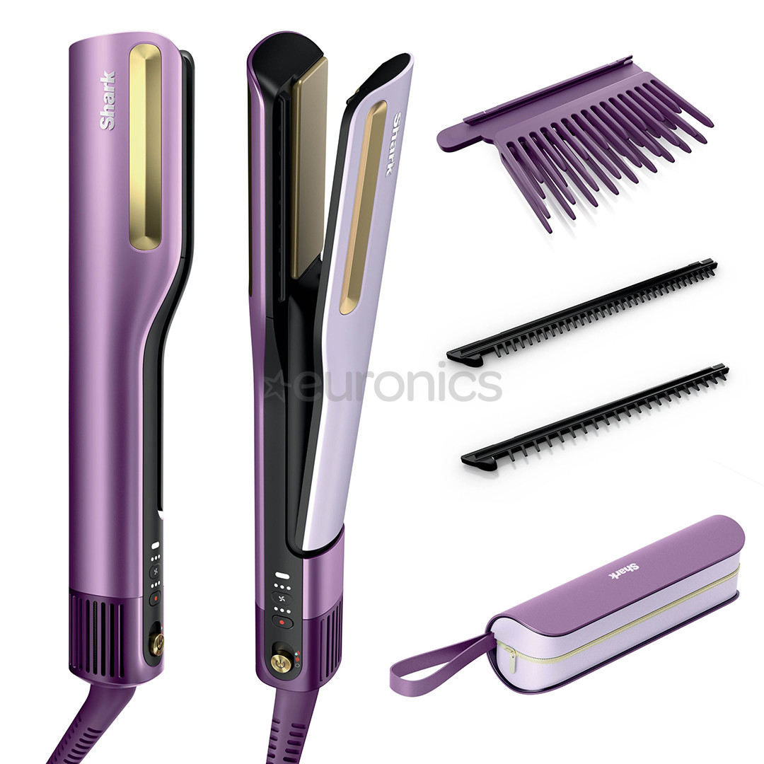 Shark SilkiPro, Plum Satin, lilla - Juuksesirgendaja ja föön