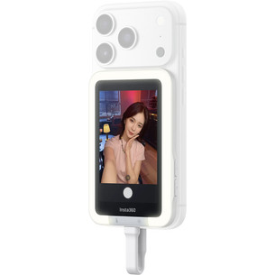 Insta360 Snap Selfie Screen with Light, valge/hall - Nutitelefoni tarvik