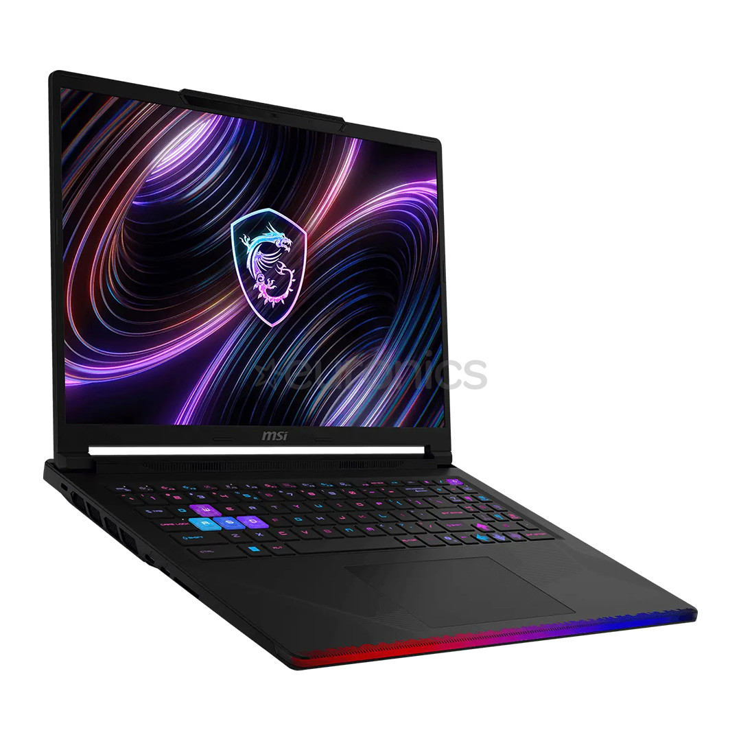 MSI Raider 16 Max HX B2WI, 16'', QHD+, 240 Hz, Core Ultra 9, 32 GB, 2 TB, RTX 5080, ENG, must - Sülearvuti