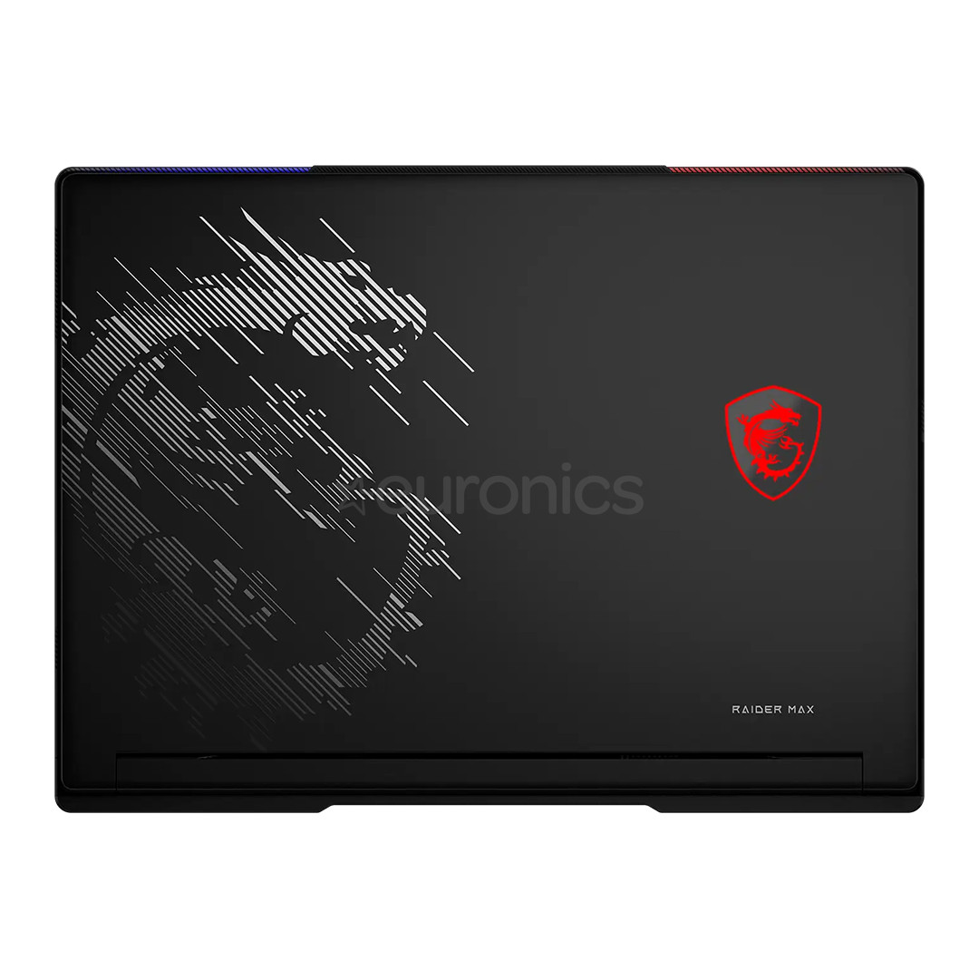 MSI Raider 16 Max HX B2WI, 16'', QHD+, 240 Hz, Core Ultra 9, 32 GB, 2 TB, RTX 5080, ENG, must - Sülearvuti