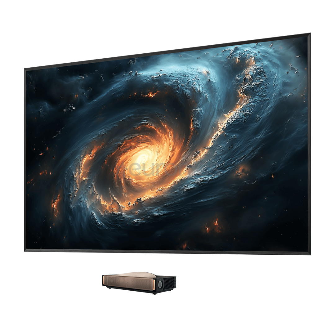 Hisense 120L9QD, 120", laser, must/pruun - Projektor