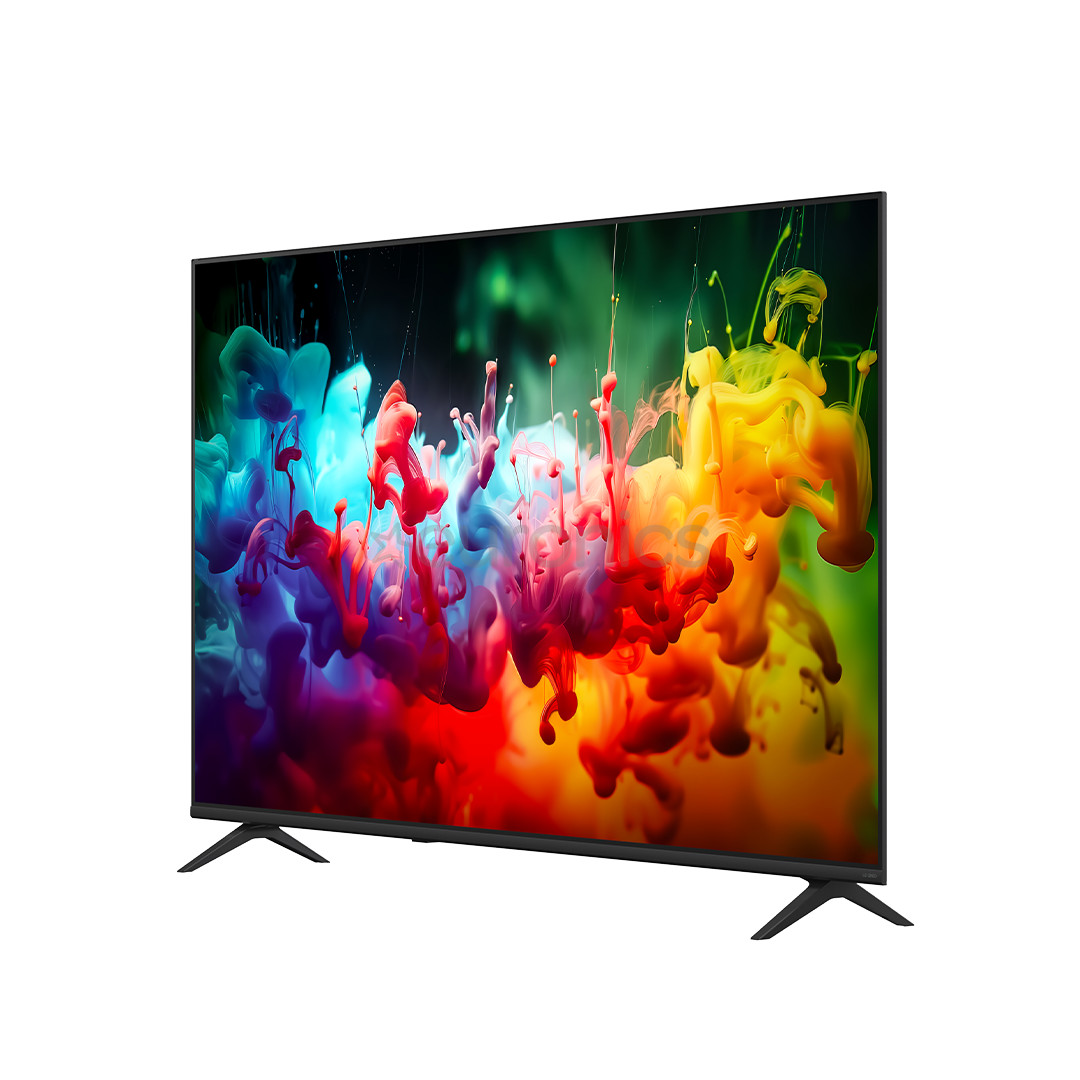 LG QNED72 AI, 65'', 4K UHD, QNED Mini LED, черный - Телевизор