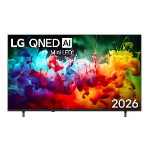 LG QNED72 AI, 75'', 4K UHD, QNED Mini LED, black - TV 75QNED72B3A.AEU