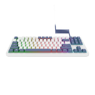 Trust GXT 872 Zyra ,TKL, SWE, valge - Klaviatuur