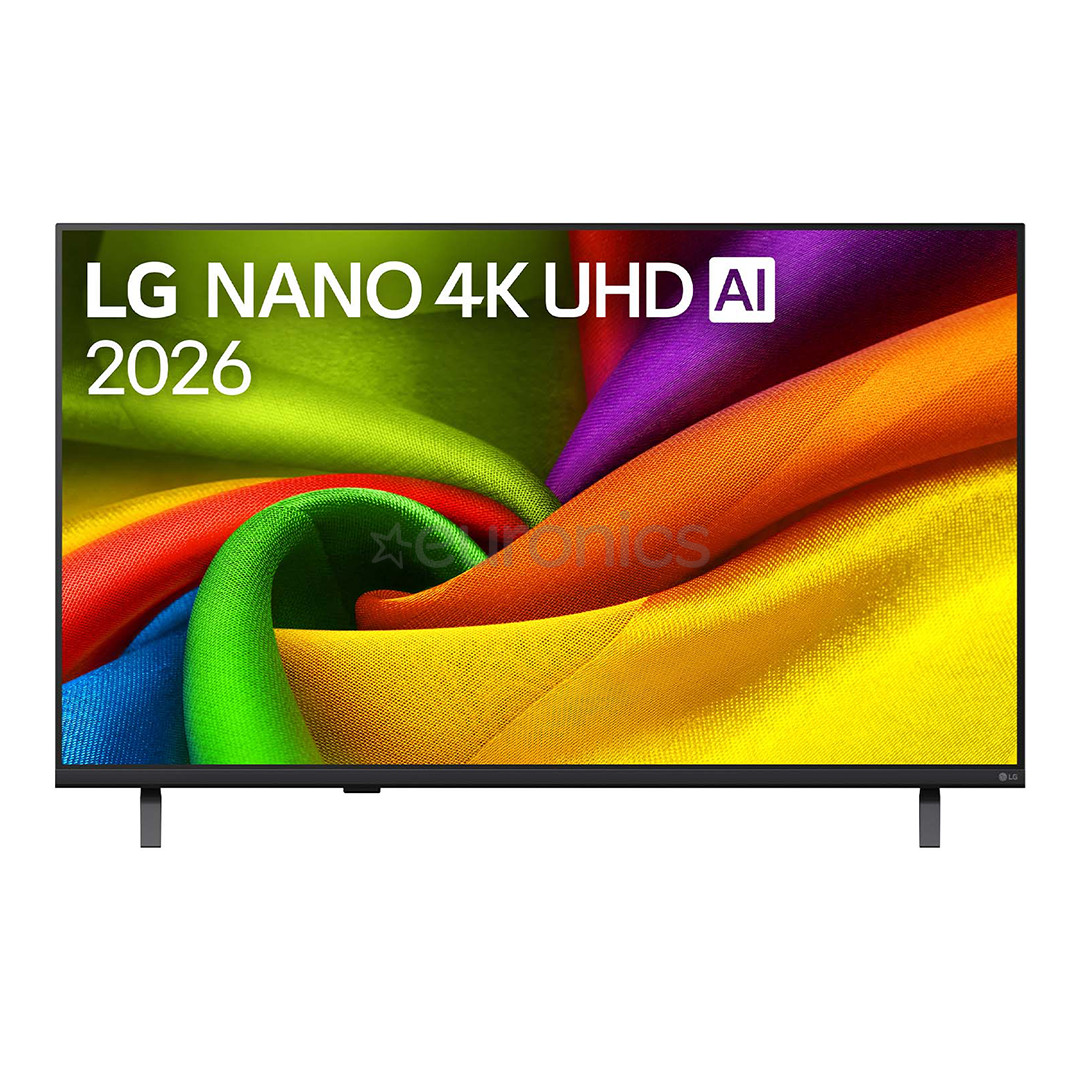 LG NANO85 AI, 43'', 4K UHD, LED LCD, must - Teler