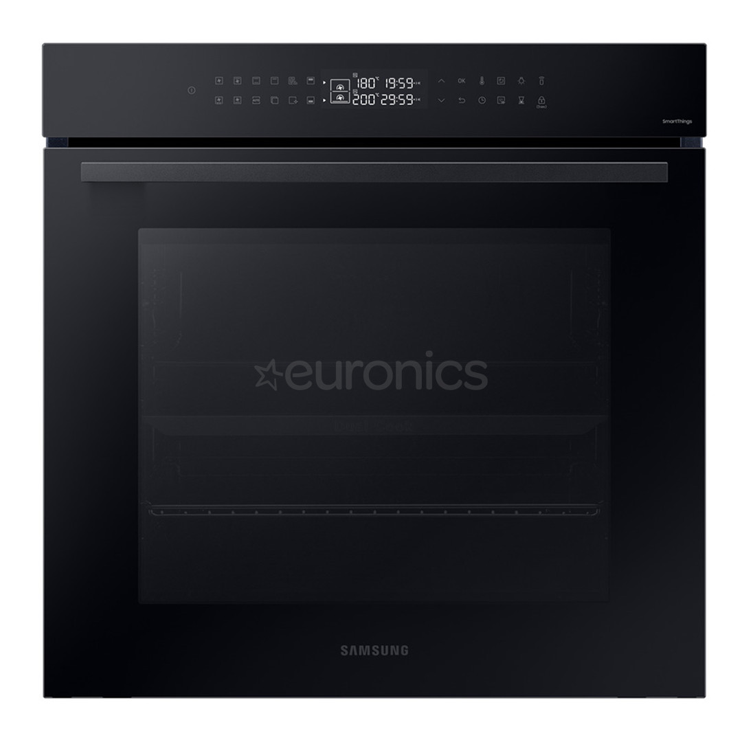Samsung Dual Cook, каталитическая очистка, 76 л, черный - Интегрируемый духовой шкаф