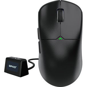 QPAD Mark Model 3 Vision, must - Juhtmevaba hiir