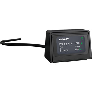 QPAD Mark Model 3 Vision, must - Juhtmevaba hiir