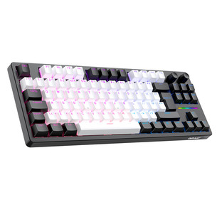 QPAD Loop TKL Model 3, US, черый/белый - Беспроводная клавиатура