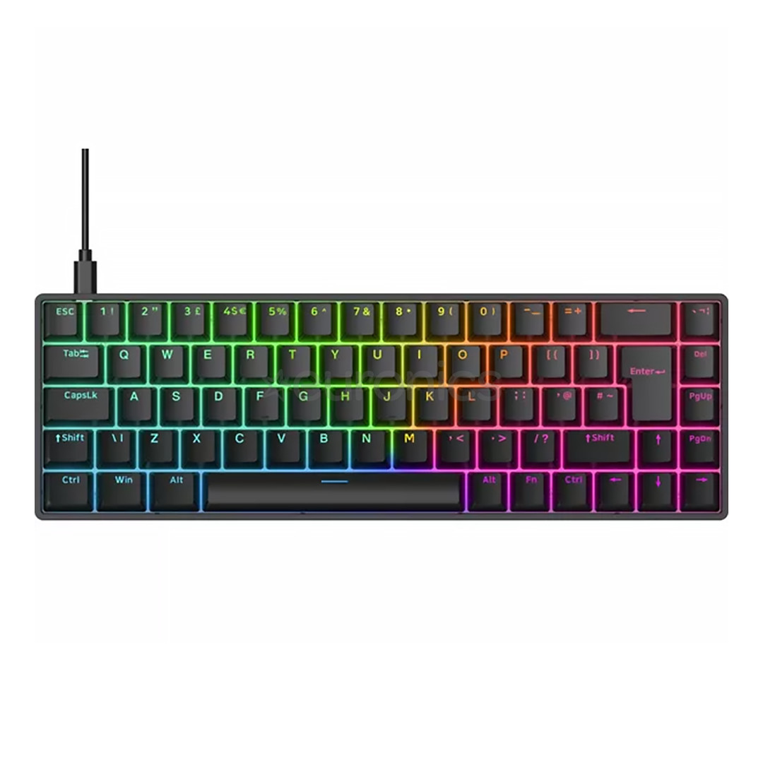 QPAD Flux 65 Model 5, UK, черный - Клавиатура 422021-UK