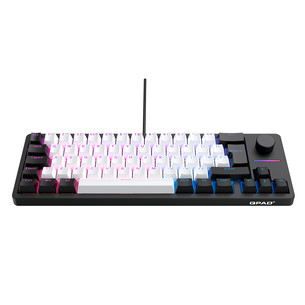 QPAD Loop 65 Model 1, SWE, черый/белый - Клавиатура