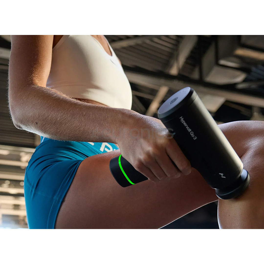 Hyperice Hypervolt Go 3, must - Massaažiseade