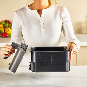 Tefal Easy Fry Crispy Stack, 10 л, 2700  Вт, черный - Аэрогриль