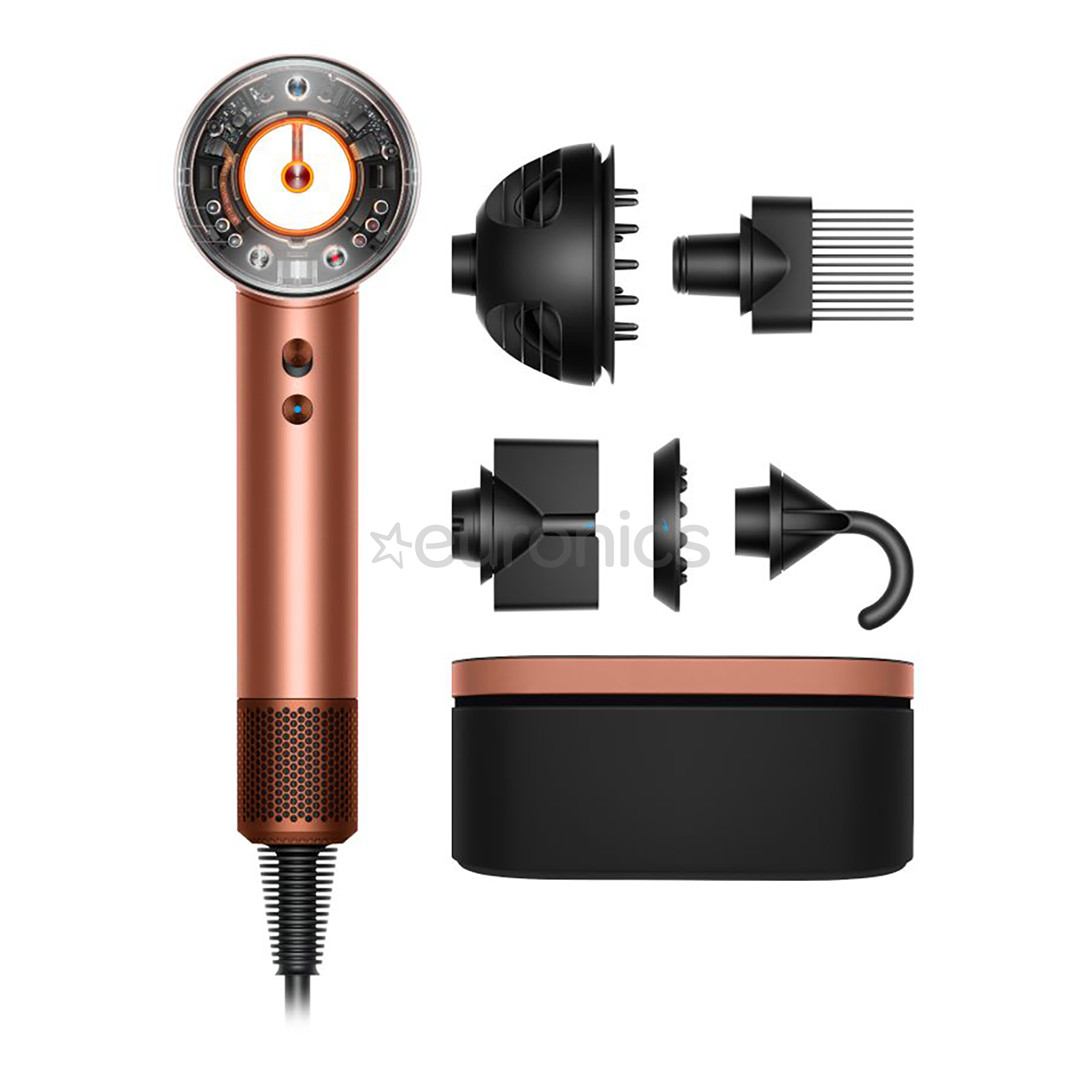 Dyson Supersonic Nural Ceramic Pop, 1600 W, pronks/roosa - Föön