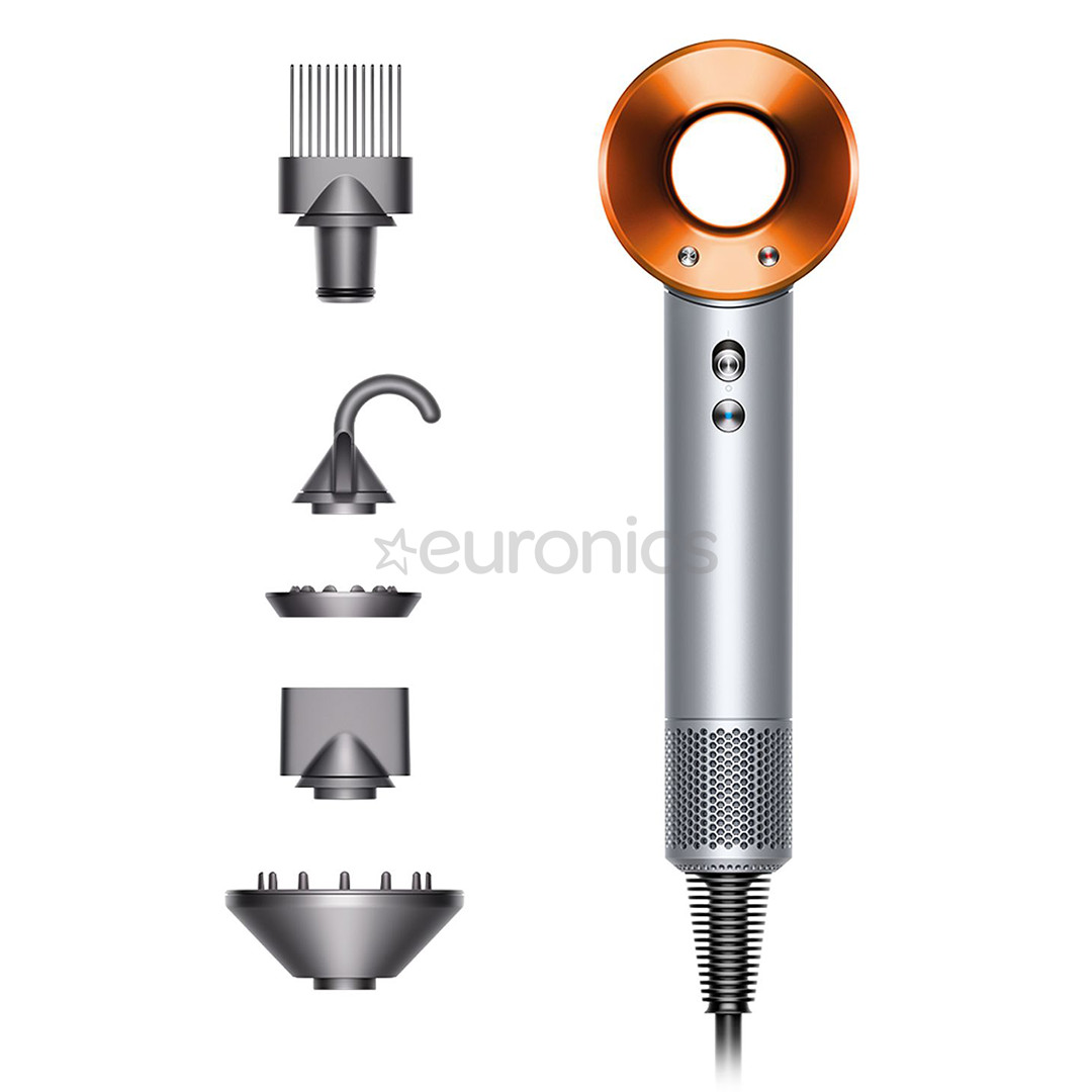 Dyson Supersonic™, 1600 Вт, никель/медный - Фен SUPERSONICNCHD07