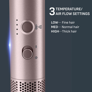 Rowenta Air Nano, 950 Вт, розовый - Фен-щетка