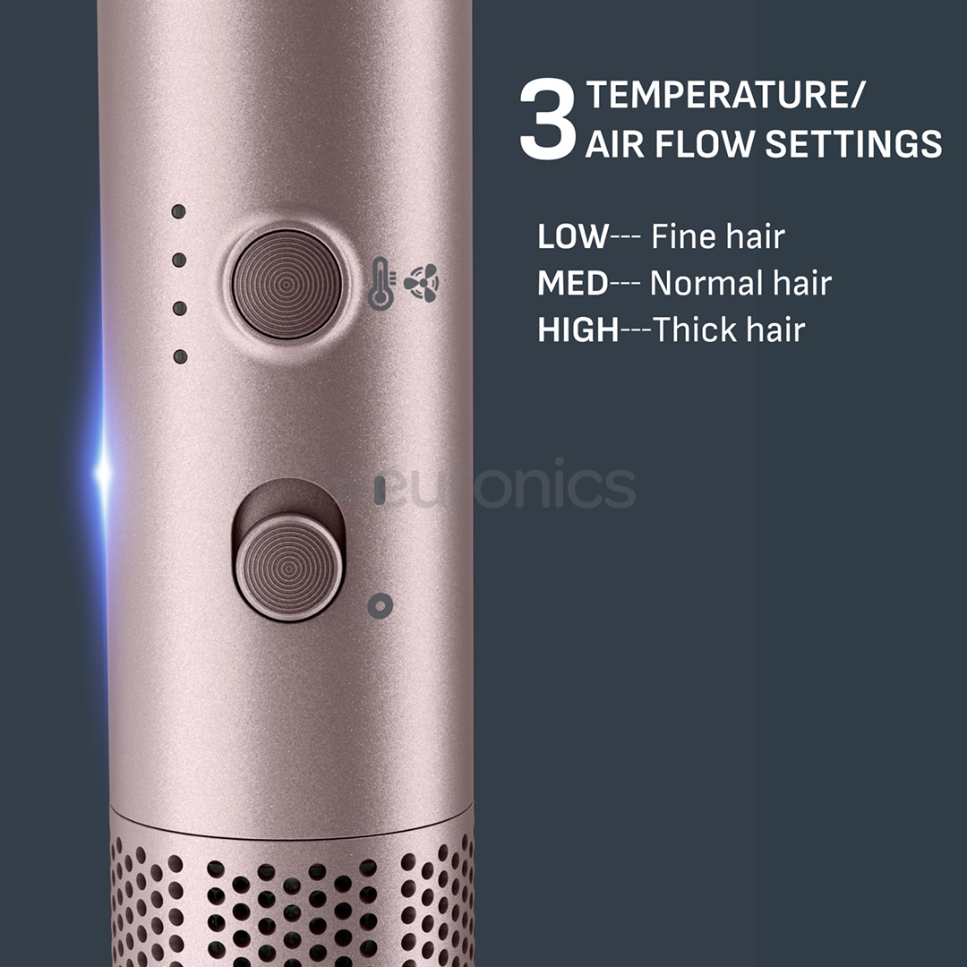 Rowenta Air Nano, 950 Вт, розовый - Фен-щетка