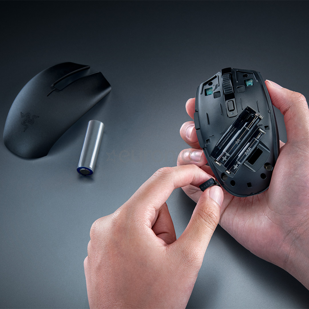 Razer Orochi V2 (2026), must - Juhtmevaba hiir