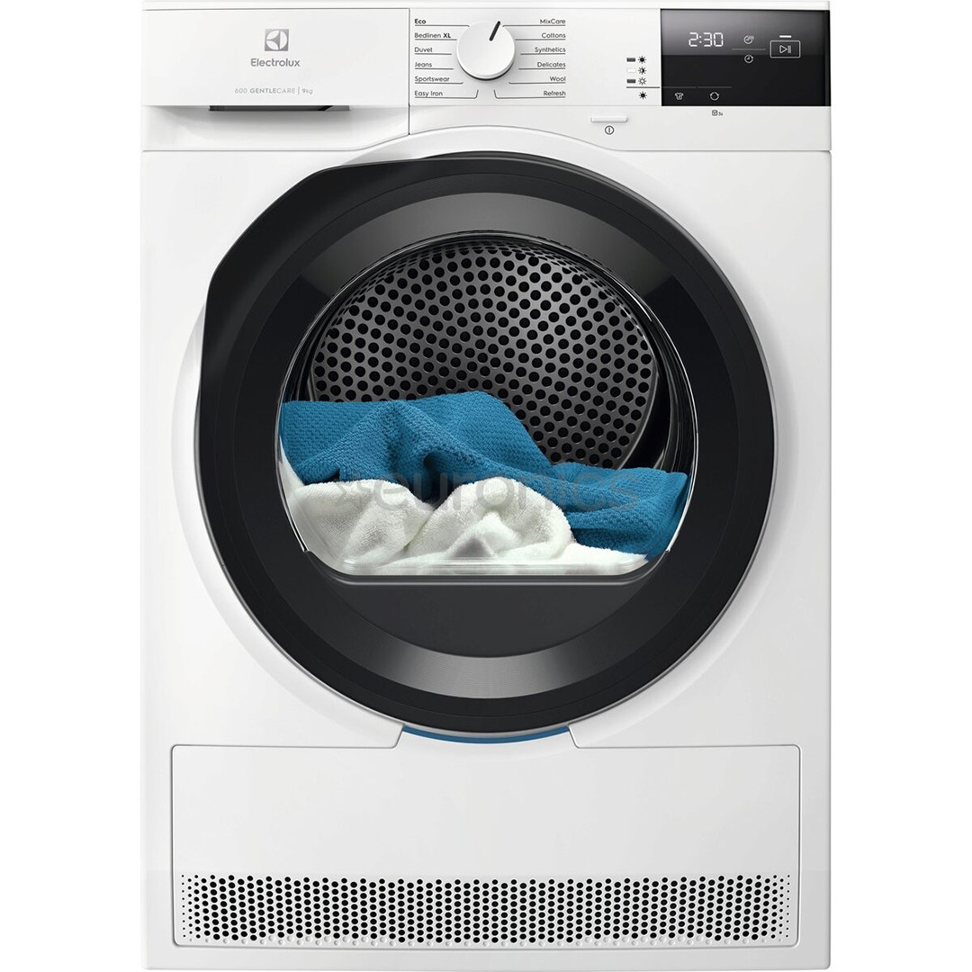 Electrolux 600 Seeria GentleCare, 9 kg, sügavus 63.8 cm - Pesukuivati