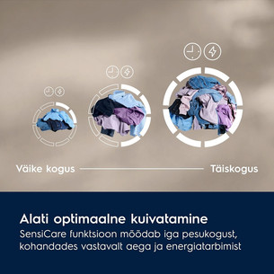 Electrolux 600 Seeria GentleCare, 9 kg, sügavus 63.8 cm - Pesukuivati