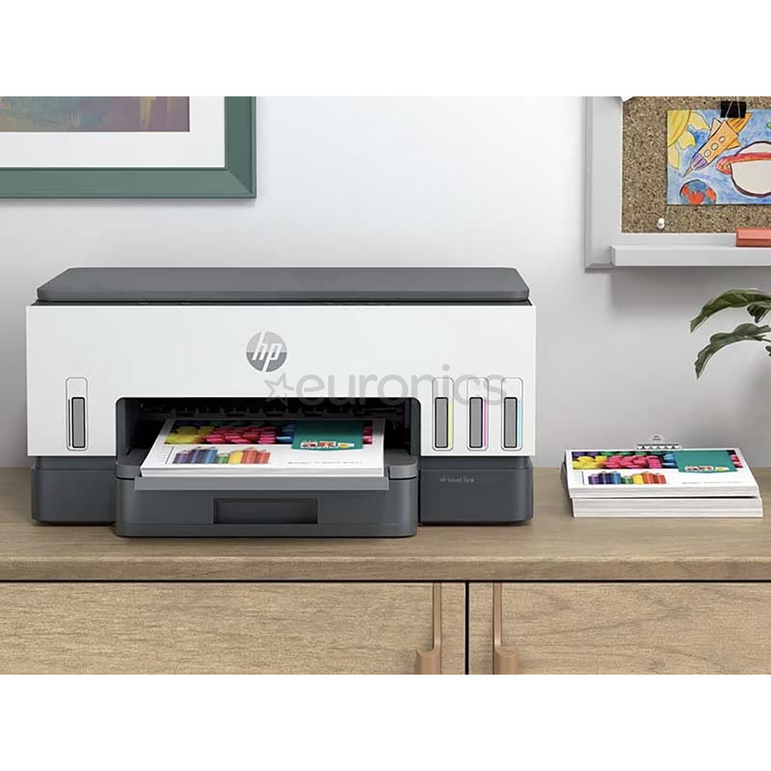 HP Smart Tank 670 Duplex, valge / hall - Multifunktsionaalne värvi- tindiprinter