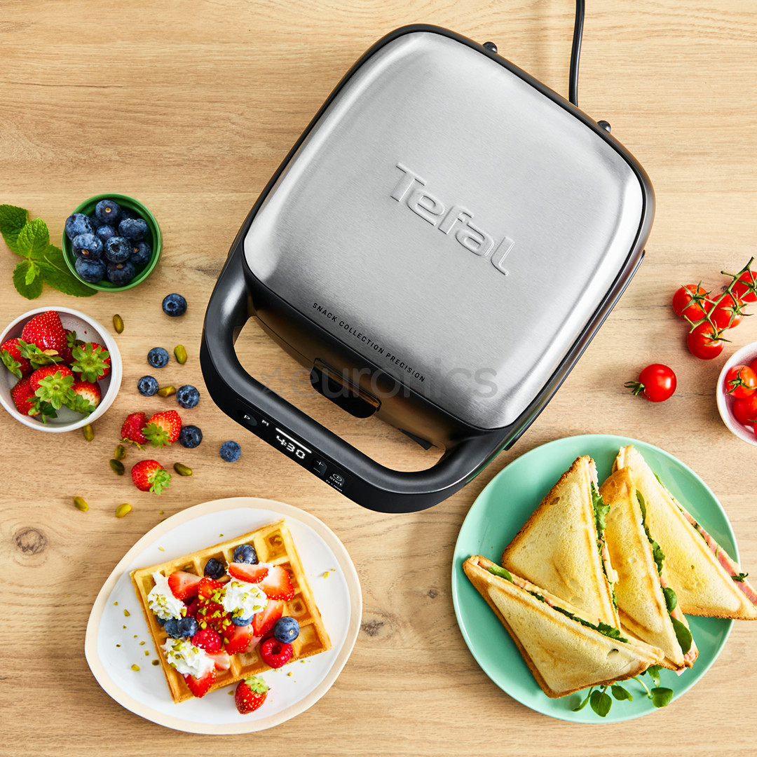 Tefal Snack Collection Precision, 700 W, hall - Kontaktröster