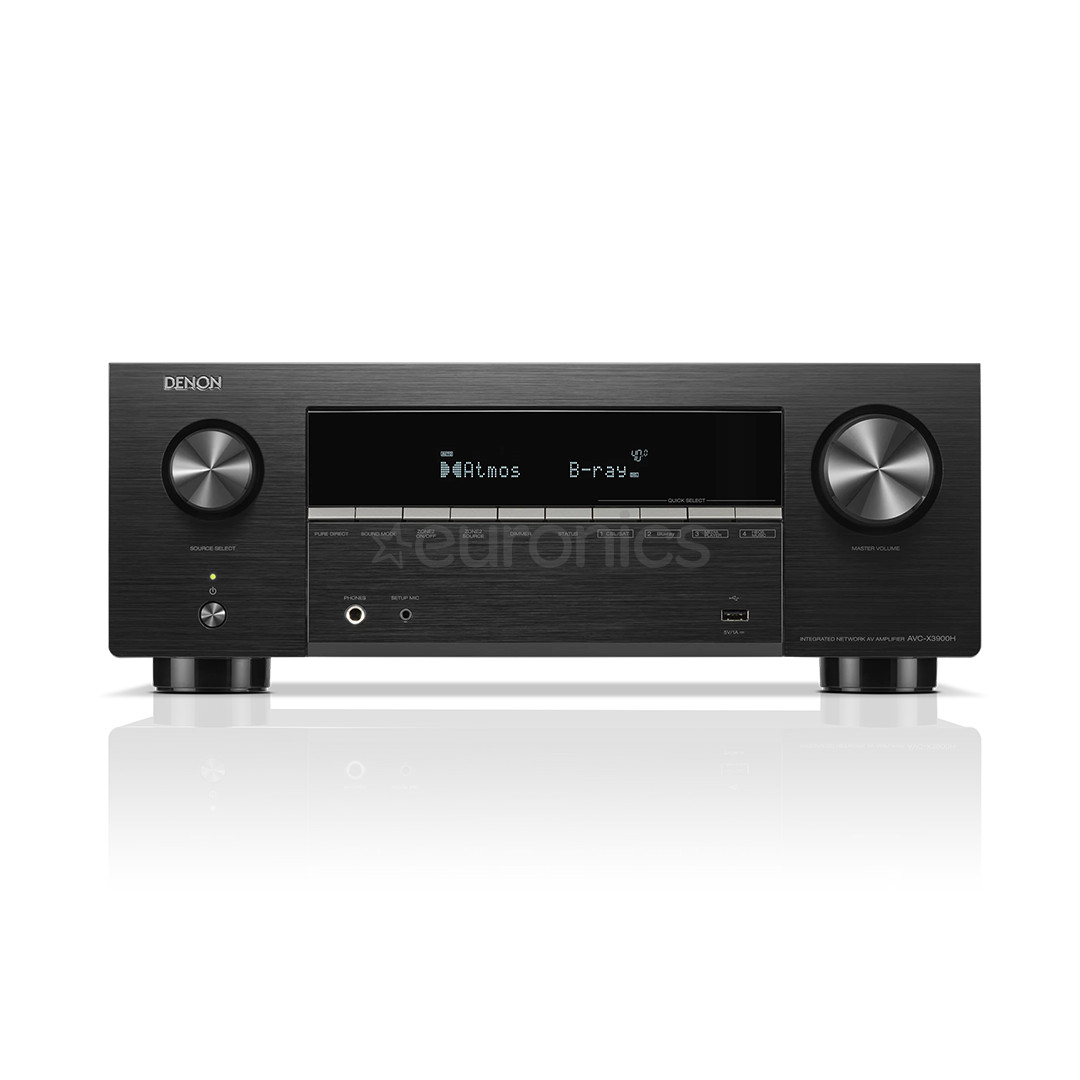 Denon AVC-X3900H, 9.4, 4K/8K, черный -Ресивер AVCX3900HBKE2